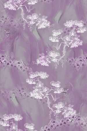 中国风印花华亿平台图片