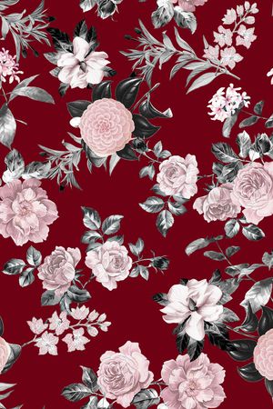 复古印花华亿平台图片