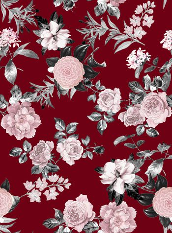 复古印花华亿平台图片