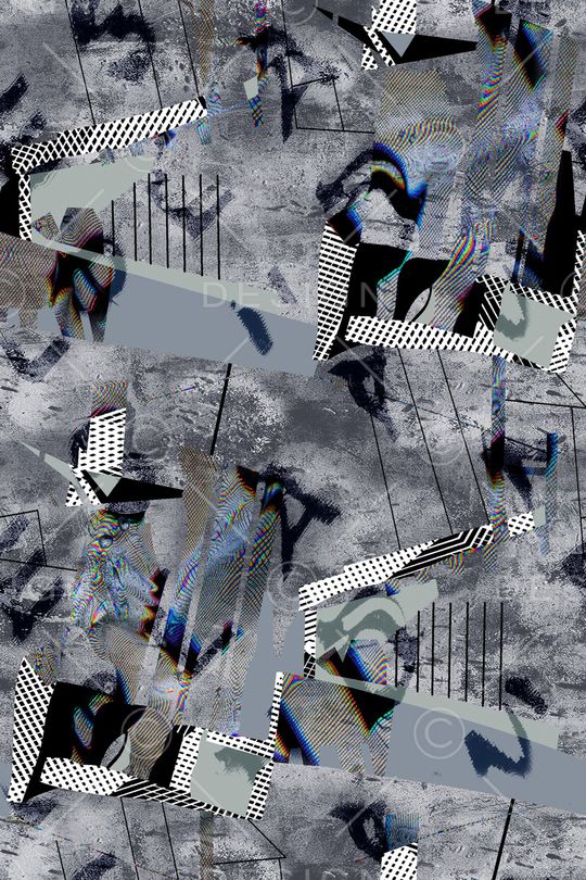 几何印花华亿平台图片