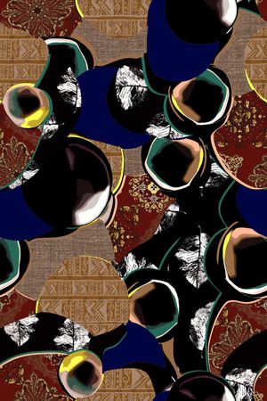 民族风印花华亿平台图片