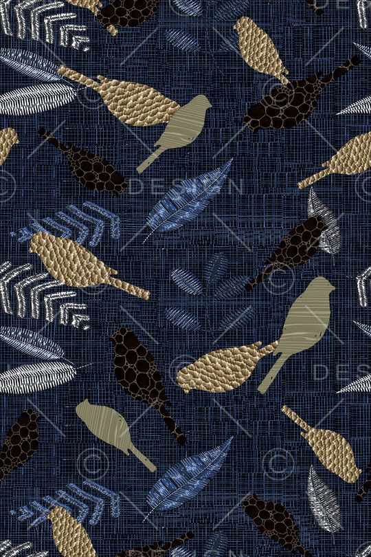 鸟印花华亿平台图片