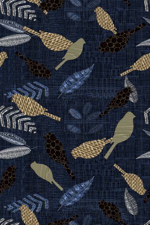 鸟印花华亿平台图片