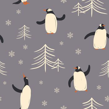 1629788-企鹅 -灰底