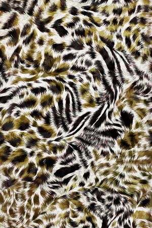 豹纹印花华亿平台图片