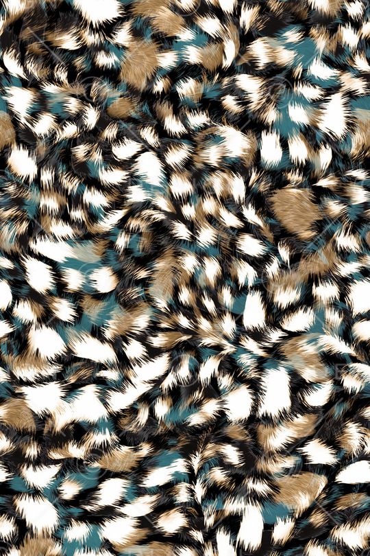 豹纹印花华亿平台图片