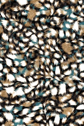 豹纹印花华亿平台图片