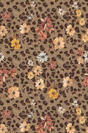 豹纹印花华亿平台图片