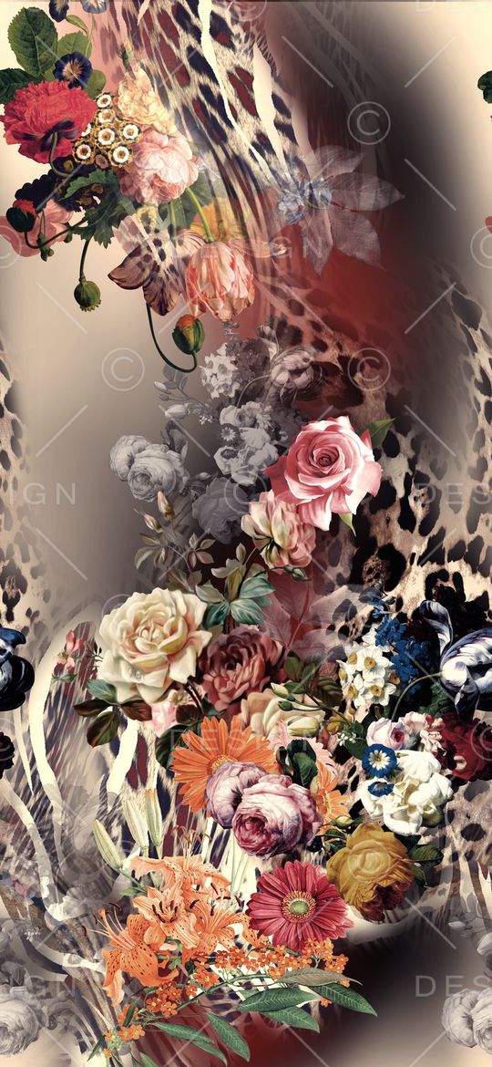 豹纹印花华亿平台图片