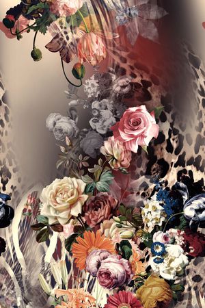 豹纹印花华亿平台图片