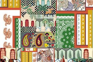 民族风印花华亿平台图片