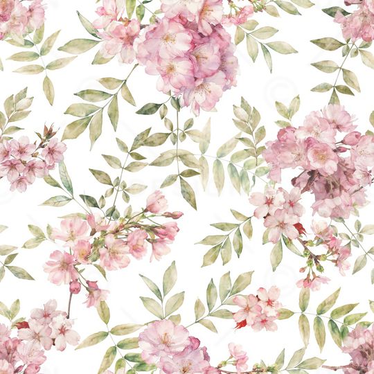 白底花印花华亿平台图片