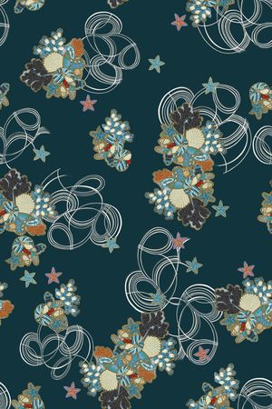 线条印花华亿平台图片