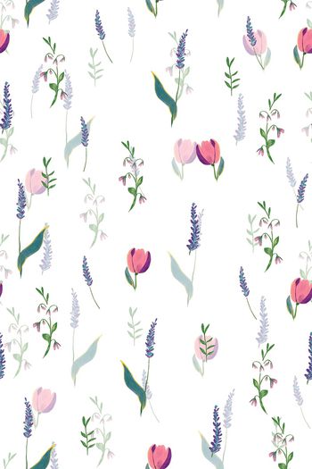 小清新印花华亿平台图片