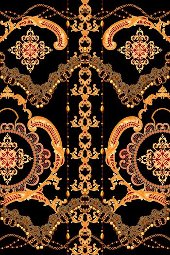 民族风印花华亿平台图片