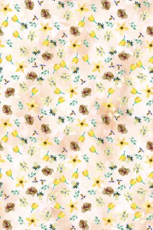 小清新印花华亿平台图片