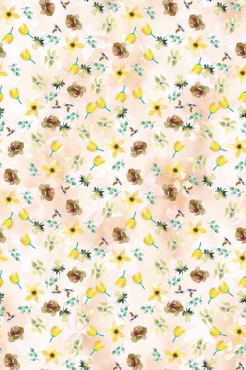 小清新印花华亿平台图片