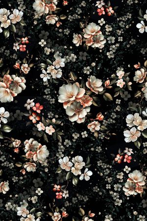 风格化花卉印花华亿平台图片