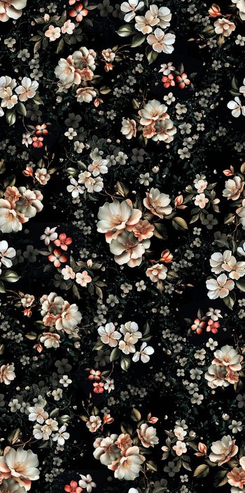 风格化花卉印花华亿平台图片