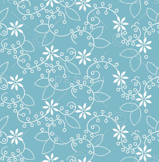 清爽底花卉印花华亿平台图片