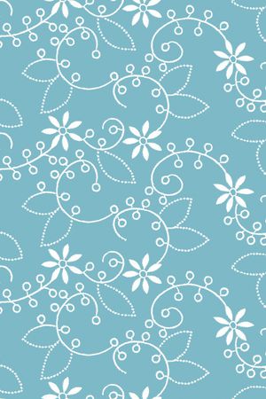 清爽底花卉印花华亿平台图片