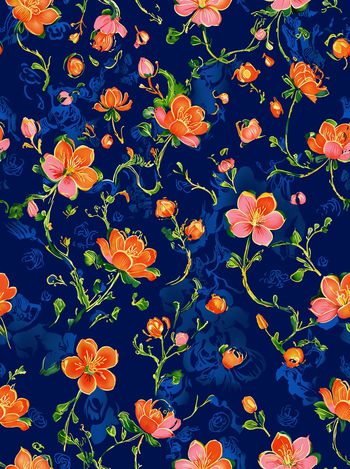 抽象印花华亿平台图片