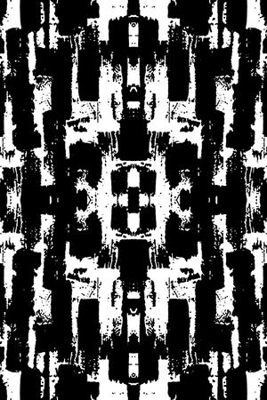 黑白印花华亿平台图片