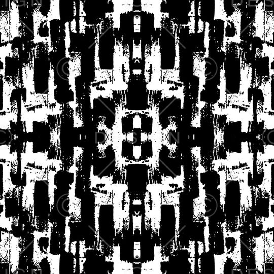 黑白印花华亿平台图片