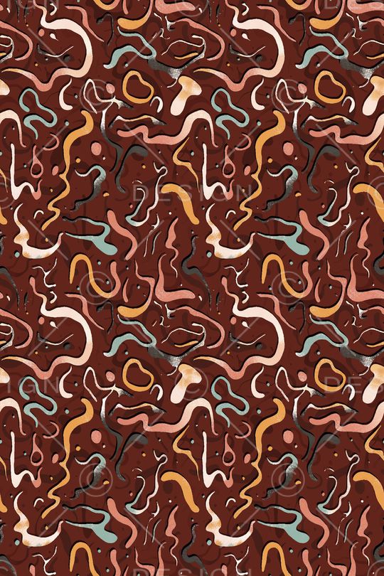 抽象印花华亿平台图片