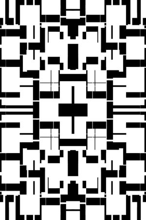 黑白印花华亿平台图片