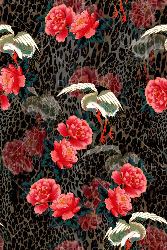 中国风印花华亿平台图片