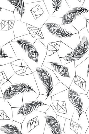 几何男装印花华亿平台图片