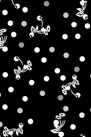 黑白印花华亿平台图片