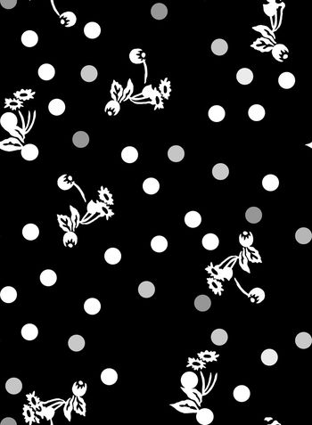 黑白印花华亿平台图片