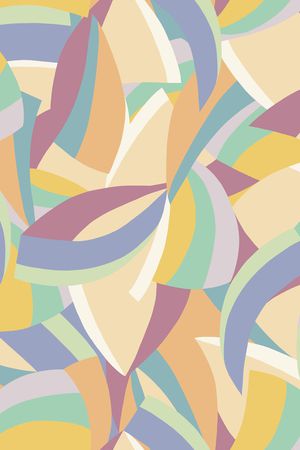 彩色几何印花华亿平台图片