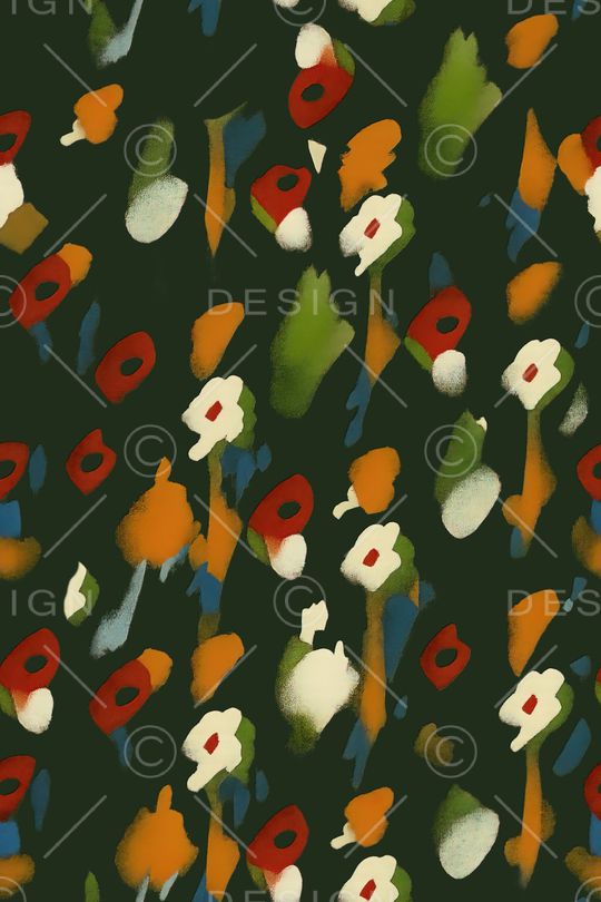 抽象印花华亿平台图片