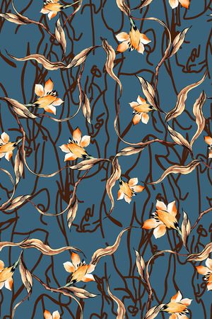 线条印花华亿平台图片