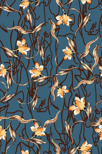 线条印花华亿平台图片