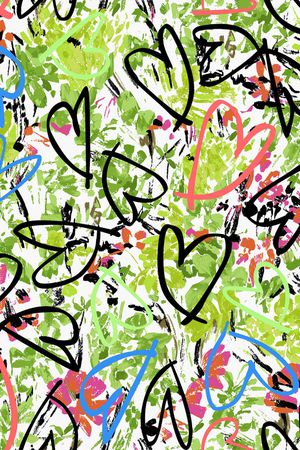 抽象印花华亿平台图片