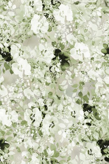 水彩花卉印花华亿平台图片