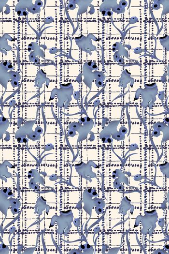 抽象印花华亿平台图片