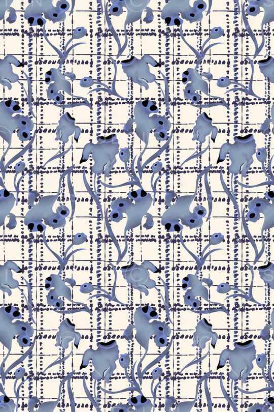 抽象印花华亿平台图片