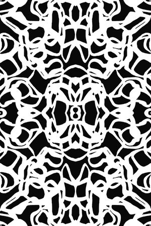 黑白印花华亿平台图片