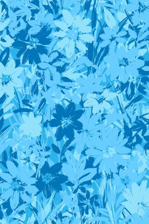 抽象花卉印花华亿平台图片