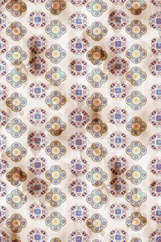 中国风印花华亿平台图片