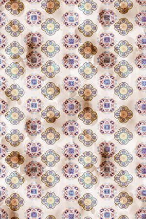 中国风印花华亿平台图片