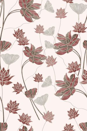 中国风印花华亿平台图片