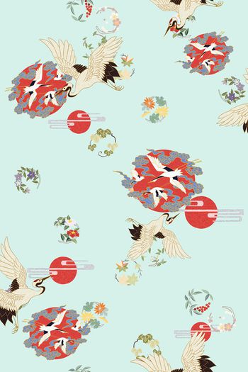 中国风印花华亿平台图片