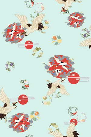 中国风印花华亿平台图片