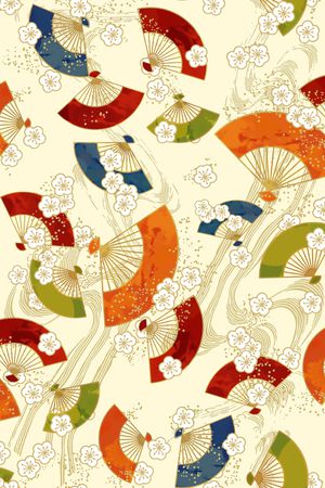 中国风印花华亿平台图片